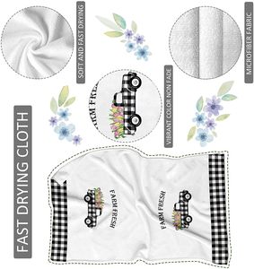 बहु-उद्देश्यीय आटा बोक रसोई चाय के तौलिए साफ करने और फलों और सब्जियों को साफ करने के लिए चाय के तौलिए - Product Image 4