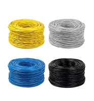 Fanshine harga pabrik 4 pasang kabel UTP 6 kucing jaringan 23AWG 305M kotak tarik kabel Lan kucing 6 305M kabel komunikasi