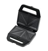Machine à sandwichs 2 tranches en acier inoxydable avec plaques amovibles 1000W 3-en-1 Grille-pain Gaufrier