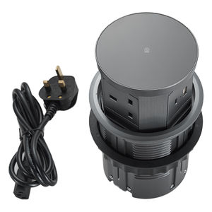 Enchufe Empotrable Neumático con Carga Inalámbrica <span class=keywords><strong>de</strong></span> 15W, <span class=keywords><strong>Puerto</strong></span> USB Tipo C, Estándar Europeo, para Isla <span class=keywords><strong>de</strong></span> Cocina - Product Image 4