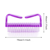 Ail Brush, brosses à ongles main brosse à ongles nettoyant Kit de récurage pédicure pour orteils et ongles hommes femmes