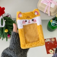 Étui pour cartes en polyester à motif de dessin animé pour étudiants et appareil photo Polaroid, housse de protection étanche de 3 pouces de long