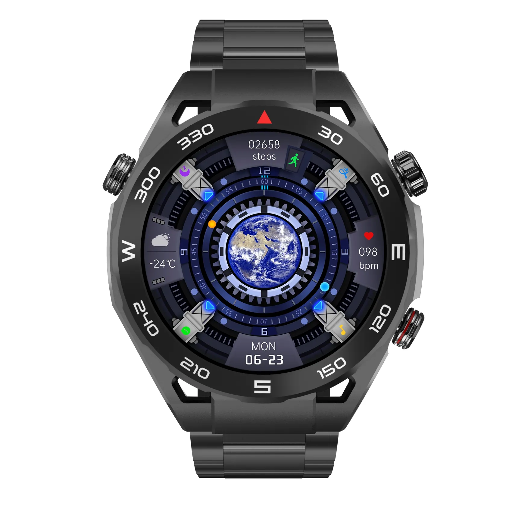 SKMEI SK4 Serie benutzer definierte Top-Ranking reloj inteli gente BT Anruf Edelstahl IP67 Smartwatch Männer Sport Smartwatches