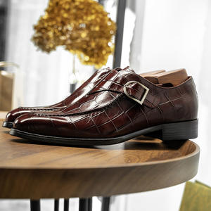 <b>Pointed</b>-<b>toe</b> Cowhide Business Formal Office Oxford Shoes Autumn Leopard Pattern Casual <b>Flat</b> Slip-On Detachable Design - Product Image 3