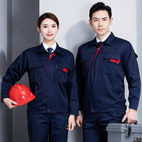 Vêtements de travail Printemps-Automne, ensemble de vêtements de travail à manches longues, veste de travail pour usine, atelier, entrepôt