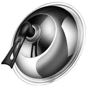Vente en gros Syh215 – Couvercle universel en verre pour poêle et wok en acier inoxydable, vente directe usine - Product Image 1