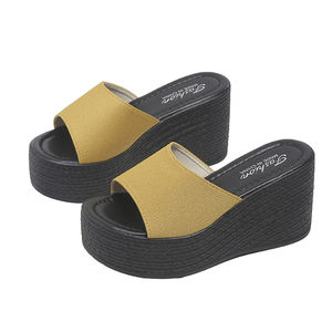 Nouvelles pantoufles tendance pour femmes à imprimé léopard, polyvalentes et rehaussantes, collection Printemps-Été 05 - Product Image 6