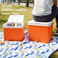 Boîte glacière pour l'extérieur personnalisée et colorée pour le voyage sur glace Boîte glacière pour la pêche Boîte à glace pour boissons sportives de grande taille