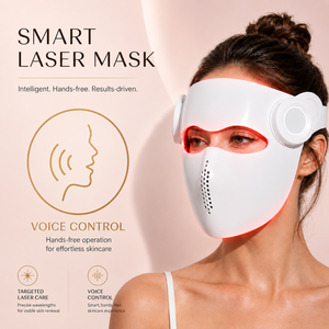 Appareil de beauté intelligent <span class=keywords><strong>5D</strong></span> avancé OEM avec commande vocale, masque facial pour lisser, éclaircir, raffermir et prendre soin de la peau au quotidien - Product Image 1