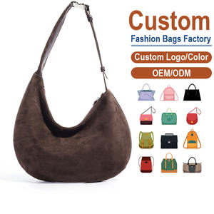 Sac à bandoulière en daim pleine fleur – Lignes naturelles fluides | Silhouette décontractée d'inspiration vintage | Parfait pour le quotidien et les trajets domicile-travail - Product Image 1