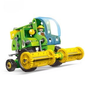 Assemblando i puzzle giocattolo per <span class=keywords><strong>bambini</strong></span> camion di costruzione della città 4 in1 veicoli diecast smontano i giocattoli per camion - Product Image 3