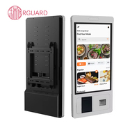 Kiosque de commande automatique pour menu de restauration rapide avec écran tactile de 15,6 pouces, résolution 1920x1080, reconnaissance faciale, numérisation de produits
