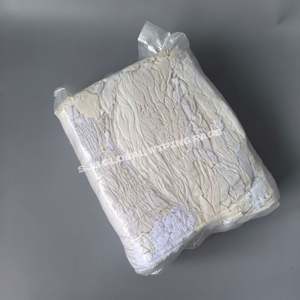 Trapos de Tela de Algodón Reciclado Blancos, Trapos de Limpieza Industrial, Trapos de Felpa, Trapos para Limpiar, para Mecánicos - Product Image 1