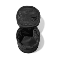 Sac cosmétique de voyage personnalisé boîte de rangement de toilette en néoprène avec fermeture éclair circulaire sacs de maquillage cadeau pour femmes