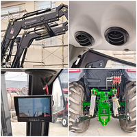 Tracteur 4x4 Supreme 120 CV avec cabine climatisée, système hydraulique robuste, capacité de levage élevée et démarrage électrique