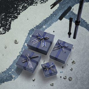 Luxury Jewelry <b>Box</b> <b>Gift</b> <b>Box</b> <b>for</b> <b>Rings</b> Wedding Engagement Square Embossed Packaging Jewelry Boxes Jewelry <b>Box</b> Packaging - Product Image 1