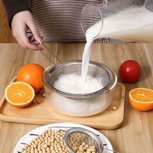 Factory Direct SupplySuper Wire Extra Fine Mesh Strainer Stainless Steel Kitchen Colander Oil <b>Grid</b> Frying Juice Strainer - Product Image 4