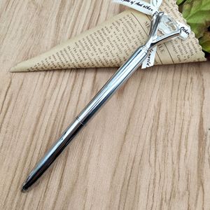 Stylo bille rotatif en métal multicolore tendance avec grand diamant sur le dessus, personnalisable avec logo, idéal pour les cadeaux d'anniversaire, de fête ou de fêtes de fin d'année - Product Image 1