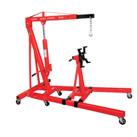 Grue d'atelier hydraulique 2T, palan hydraulique portable pour réparation automobile