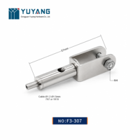Support de fixation réglable pour câble, fourche à clipser, pince à câble pour suspension d'éclairage, fabricant OEM ODM