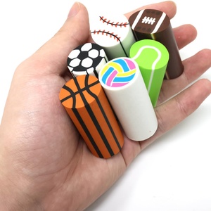<span class=keywords><strong>6</strong></span> gommes longues en forme de ballon de sport - Product Image 6
