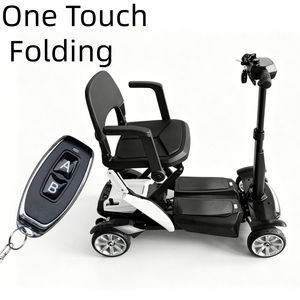 Scooter de Movilidad Todoterreno con Control Remoto, Plegable con un Toque, Batería de Litio de Larga Distancia, 4 Ruedas, para Personas Mayores, con Certificación CE de Fábrica - Product Image 1