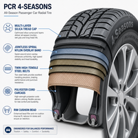 Pneus de voiture SUV Dovroad Haida Mileking toutes saisons, pneus d'été 245/70R16 225/45R17 205/55R16 3PMSF, terrain boueux, haute performance