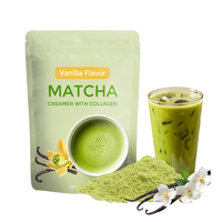 Thé matcha en poudre Marque privée Thé au collagène en poudre Keto matcha latte Curcuma latte en poudre