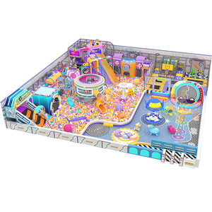 Equipo de juegos interior personalizado: <span class=keywords><strong>Arena</strong></span> Ninja Warrior interior que incluye lanzamiento de aros, escalada de obstáculos, pared curva y columpio de cuerda. - Product Image 5