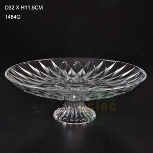 Support à gâteau en <span class=keywords><strong>verre</strong></span> rond transparent bon marché Assiette en <span class=keywords><strong>verre</strong></span> Ensemble d'assiettes à <span class=keywords><strong>pied</strong></span> 6 7 8 9 10 pouces Support à gâteau pour mariage Fête à la maison - Product Image 5