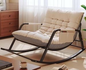 Silla reclinable, mecedora, sofá para personas perezosas, balcón para adultos, hogar, ocio, sala de estar, silla ligera de lujo de doble Plaza - Product Image 1