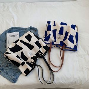 Bolso de Hombro de Lona Impermeable para Mujer, con Cierre Abierto, Gran Capacidad, Estilo Bohemio, Casual, con Forro - Product Image 3