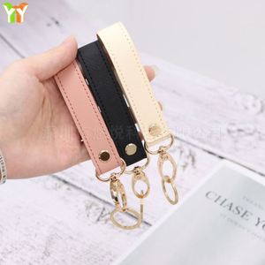 Minimalist PU Leather Keychain Wristlet Strap <b>Key</b> <b>Ring</b> <b>Bag</b> Charm Elegant <b>Key</b> Strap Long Keychain for Men Women - Product Image 4