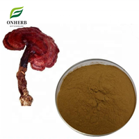 Approvisionnement d'usine 100% extrait de champignon Reishi naturel 30% Ganoderma Lucidum polysaccharide 3.5% triterpènes poudre