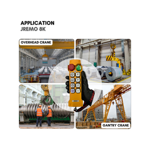 Điều khiển từ xa không dây công nghiệp hạng nặng JEICO, JREMO 8K cho cần cẩu & tời, 8 nút, cần cẩu trên cao, tốc độ đơn/kép - Product Image 5