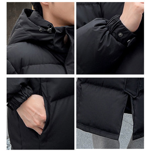 Men's Long <b>Down</b> <b>Coat</b> 90% <b>Duck</b> <b>Down</b> Thickened Waterproof Mild Cold Protection Leisure Wear - Product Image 3