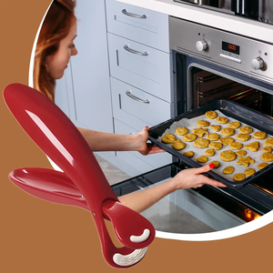 Pinza para platos, pinza antideslizante resistente al calor, agarre reutilizable para cocinar, platos de cocina, microondas, encimera, mesa de comida - Product Image 3