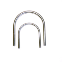 Personnalisé en acier inoxydable 304 316 U boulon de serrage plat carré type boulon d'ancrage pour tube de tuyau