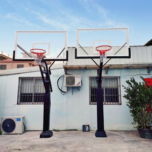 <span class=keywords><strong>Canestro</strong></span> da <span class=keywords><strong>Basket</strong></span> Regolabile in Altezza da Interrare con Palo e Illuminazione, Prodotto in Cina - Product Image 6