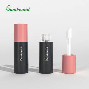 Nouvelle tendance Tube cosmétique en plastique OEM ODM récipient de rouge à lèvres de forme ronde avec bouchon à vis pour emballage de rouge à lèvres liquide - Product Image 1
