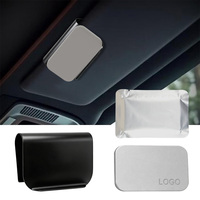 Diffuseur d'huiles essentielles rechargeable en pierre de gypse magnétique pour pare-soleil de voiture, diffuseur d'arômes solides, accessoires de parfum automobile