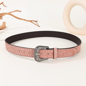 American Retro Women's <strong>Belt</strong> 2024 New <strong>Pattern</strong> Needle Buckle Alloy Summer Decoration Spicy Girl Y2K Paired with Jeans <strong>Belt</strong> - Product Image 3