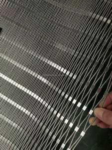 Flexible Woven Stainless <b>Steel</b> <b>Wire</b> Rope <b>Mesh</b> 30MM Aperture 1.5MM Diameter with Cutting & Bending Services for Farm Fence - Product Image 4