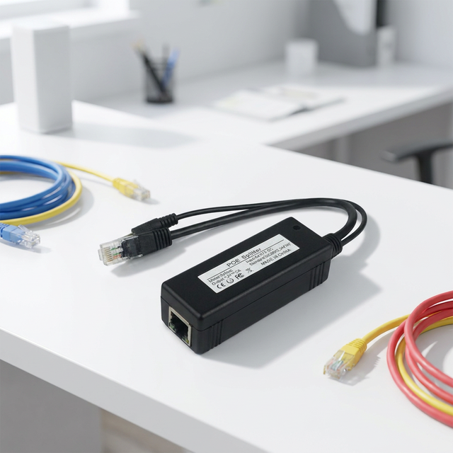 GXCOM PS101-12V2A Security Application 48V 12V2A DC IEEE802.3af 10/100Mbps IP Cameras/VoIP Phones/AP POE Splitter 1 Year