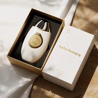 Boîte personnalisée avec couvercle et base, et boîte cadeau blanche pour appareil de beauté, en papier blanc, ajustement parfait