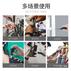 Sata <b>Socket</b> Set 6.35 Mm Combined Tool Kit with Ratchet Wrench Screwdriver Bits 3-Year Warranty Hand Operated for Auto Repair - Product Image 2