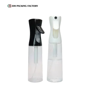 Flacon pulvérisateur continu en plastique de haute qualité, 200ml, 300ml, 500ml, couleur pour pulvérisation de cheveux