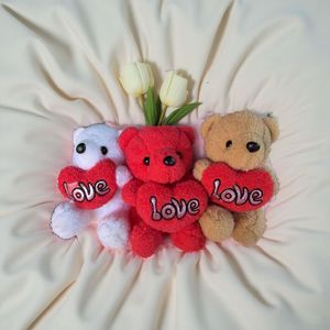 Nuovo <span class=keywords><strong>Orsacchiotto</strong></span> di Peluche con Cuore, Bambola Orsetto per San Valentino, Piccolo <span class=keywords><strong>Orsacchiotto</strong></span> di Stoffa per Bambini in Cotone PP - Product Image 4