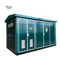 Poste de distribution intégré de style américain 24 kV 1600 kVA, préfabriqué pour l'alimentation des parcs industriels