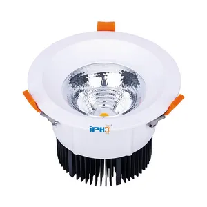 8 Inci Aluminium Die-Casting Anti Silau Bulat Lampu Langit-langit Dimmable 50W 60W 70W Led Cob Downlight Tersembunyi